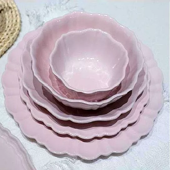 Sada keramických misiek Macaron Pink Sada keramických misiek Macaron Pink