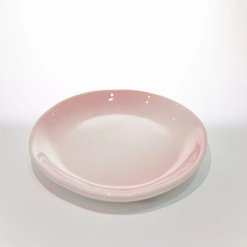 Minimalistický okrúhly keramický mini tanier Ombre Minimalistický okrúhly keramický mini tanier Ombre