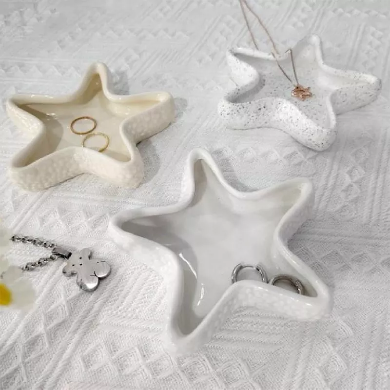 Keramický podnos na šperky Shell A Starfish